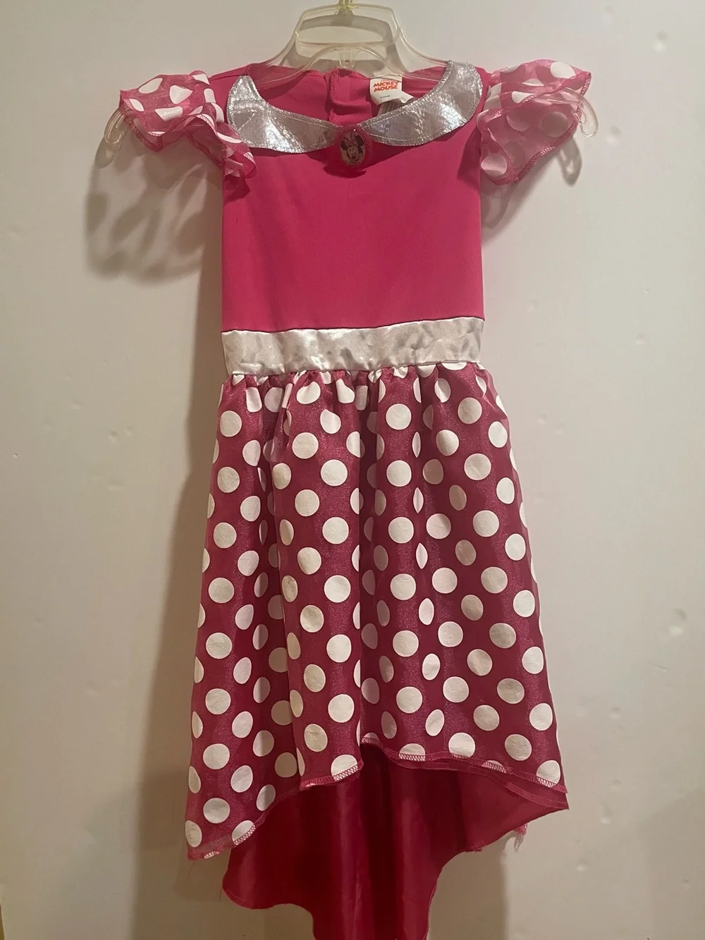 Minnie Mouse Halloween Disney Costume Childs Medium (7-8) Pink & White Classic